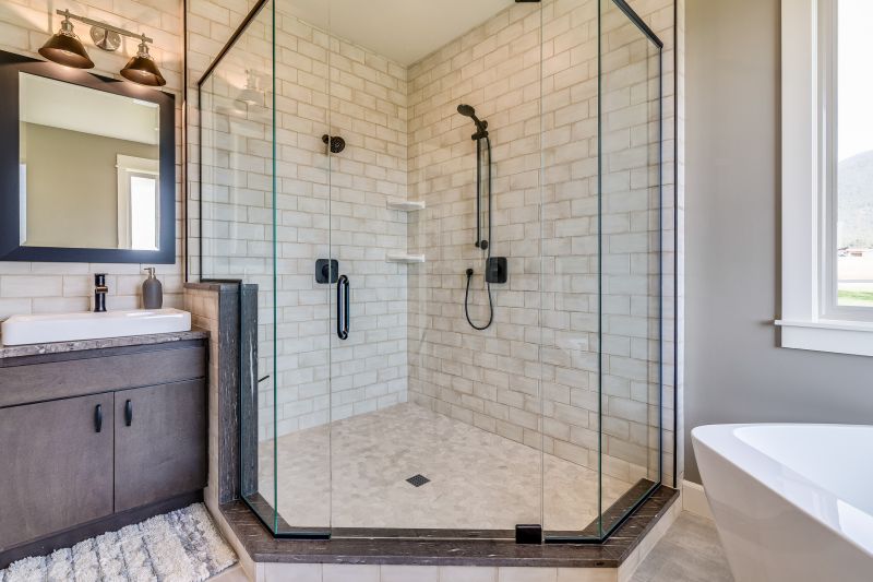 Modern Bathroom Shower Setup